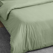 "Волшебная ночь" Пододеяльник "Smoke Green" 148х215см, страйп