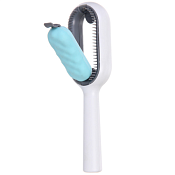 Расческа-пуходерка с валиком "Премиум - Мой Бро" 18,5см, цв.мятный