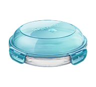 "Bormioli" Frigoverre Evolution Blue" Контейнер стекло 0,9л круг 22см