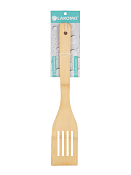 Лопатка 30х5,8см, бамбукб с отверстиями