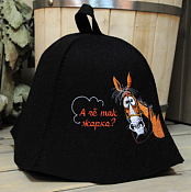 Шапка для сауны "А че так жарко?"