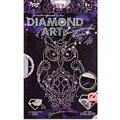 "Diamond" Алмазная мозаика "Сова" 38х23см