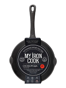 "MYRON COOK" Сковорода чугунная 16см лит.ручка