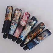 "Trust" Зонт женский, 3 слож., автомат