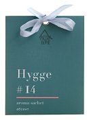 "Hygge #14" Аромасаше "Абсент" 8х10х1,5см