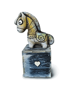 Копилка "Лошадка" 16х8х8см