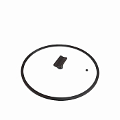 "TVS Brillante induction" Крышка 30см, с силикон.ободом, ручкой для лопатки, плоская