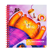 Скетчбук "Котик" А6+