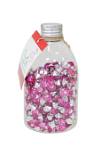 "Jewel" Набор декоративных камней "Бриллиант" 10мм, цв.розовый