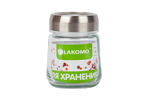 Банка для хранения специй метал. крышка 260мл, h=9см