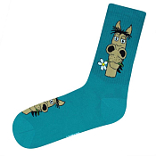Носки "Лошадь", цв.бирюзовая, размер 36-41