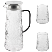 "AROMA" Набор: кувшин 1,5л, 2 стакана 450мл