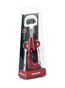 "Attribute" Штопор рычажный "Merlot" 23см, цв.красный