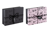 Коробка подарочная "Secret Gift" 23х17х6.5см, 2цв.
