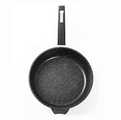 "Гранит" Blaсk Induction Pro" Сковорода с АПП, 28см, h 6,5см, с/р