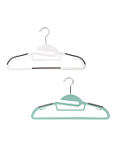 "Family" Н-р вешалок пластик, 3шт, 42х22см, 2цв.