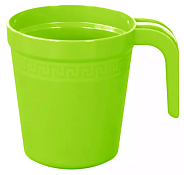 Кружка кемпинговая 320мл, цв.салатовый