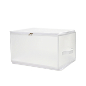 Короб складной на молнии "Калейдоскоп" 40х30х25см, цв.прозрачный