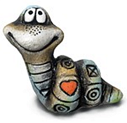 Фигурка "Новогодняя змейка" 10х8,5см
