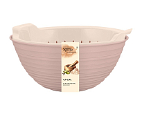 "Cardamom" Миска-дуршлаг 4,1л, 2,4л, цв.латте