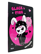 "MyArt" Блокнот в линейку "Black & Pink. НеЗая" 40л.