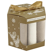 Набор салфеток "Зима" 3шт, 30х30см