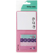 Блок для заметок с закладками "Cute friends" 7,4х7,4см, в ассорт.