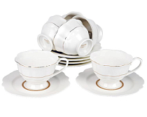 "White chic" Чайный набор 12пр. 190мл, в п.у.