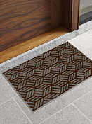 SHAHINTEX ЖАККАРД Коврик придверный влаговпитывающий 40х60см, цв.моко