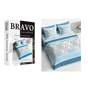 Комплект постельного белья Браво "Лоренцо" семейный, 70х70см, поплин