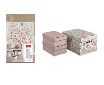 "VALIANT" JARDIN Набор коробов 3 шт, 1 шт-25х33х18,5см, 2 шт-16,5х25х9см