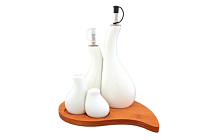 "Айсберг" Набор для специй, масла и уксуса 4пр.