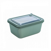 "Soft Chef" Line" Контейнер пластик прям. 12,5х8,5х17см, 1050мл, цв.зеленый