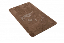 SHAHINTEX Коврик меховой, прямоугольный 55х95см, цв.мокко