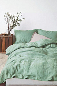 "Capriccio" Комплект постельного белья, 1,5сп, цв.зеленый, 70х70см, полисатин