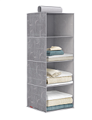 "VALIANT" LINE MOON Кофр подвесной для хранения, 4 секции 30х30х84см