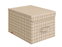 "VALIANT" LONDON BEIGE Короб стеллажный с крышкой на магните 30х40х25см