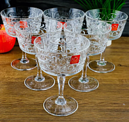 "RCR"Tattoo" Набор бокалов-креманок 6шт. 270мл