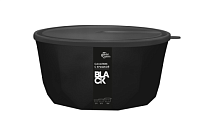 "BLACK" Салатник с крышкой 3,1л, цв.черный