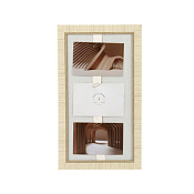 Фоторамка настенная "Bamboo Arch" на 3 фото 10х15см, цв.светло-коричневый