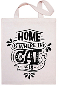 Сумка текстильная "Cat" 35х42см