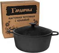 "Гардарика" Кастрюля чугунная 3л с крышкой