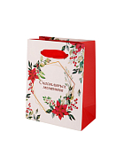 Пакет бумажный "Счастливых моментов"14х11х6см