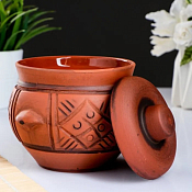 Горшочек для запекания "Кунгурский" с ручками 0,65л