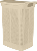 "Keeplex" Корзина для белья "Ajur" 50л, 43х34х59см, цв.бежевый топаз