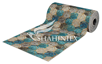 SHAHINTEX DIGITAL PRINT Коврик-дорожка "Соты" ширина 120см, цв.серо-голубой