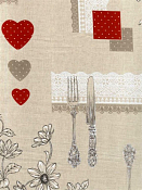 Клеенка "Mirha" 140 см Рандеву 33 0413/1