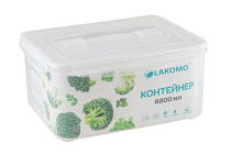 Контейнер пластик 6,8л прям 29,5х23х14см