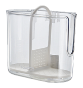 Подставка для столовых приборов 16,3х9,3х14см, цв.белый