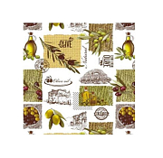 Клеенка "Перфект" 135см Оливки